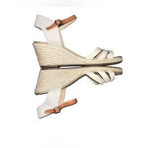 Lucky Brand Kylo Jute Espadrille Wedges Canvas Size 10 B (40)